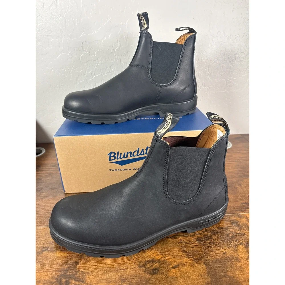Blundstone 510 Original Chelsea Boots Black Leather Mens 13 AU 12 US 510
